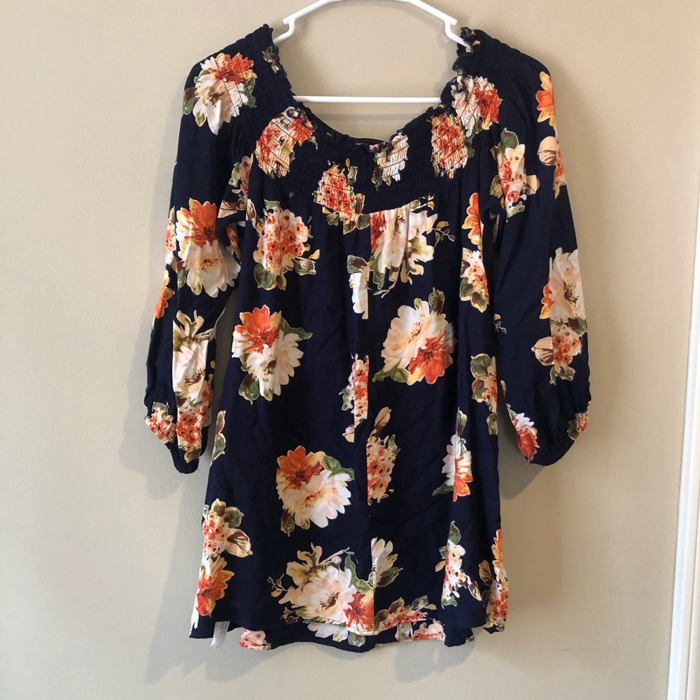 Band Of Gypsies Floral Long Sleeve